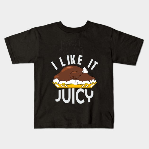 Juicy Turkey Funny day of blessing 2018 Shirt Kids T-Shirt by CUTCUE